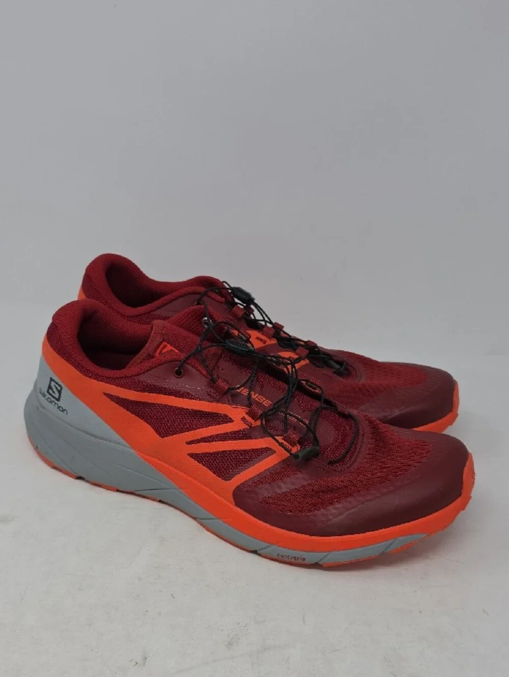Salomon Sense Ride Trail Running Shoe Women's Sangria/Living Coral/Virtual 13